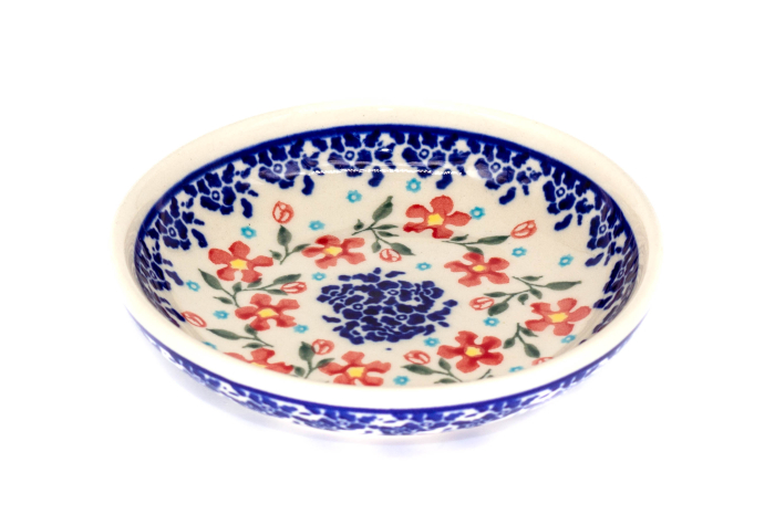 Farfurie rotunda mica Floral Heaven, ceramica smaltuita, pictata manual, 13,8 cm [3]