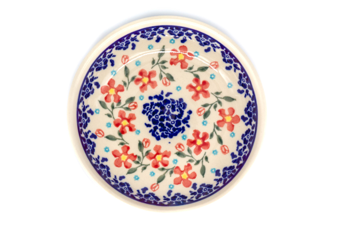 Farfurie rotunda mica Floral Heaven, ceramica smaltuita, pictata manual, 13,8 cm [2]