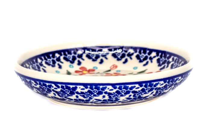 Farfurie rotunda mica Floral Heaven, ceramica smaltuita, pictata manual, 13,8 cm [5]