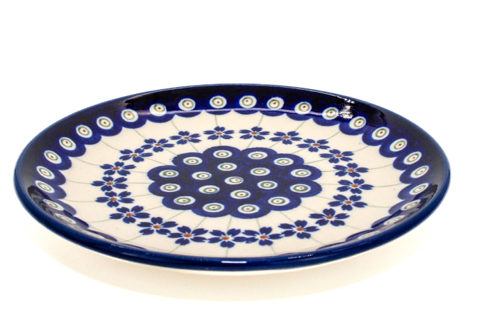 Farfurie rotunda mica Floral Peacock, ceramica smaltuita, pictata manual, 16,0 cm [3]