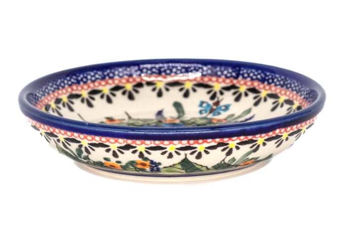 Farfurie rotunda mica Regal Bouquet, ceramica smaltuita, pictata manual, 13,8 cm [4]