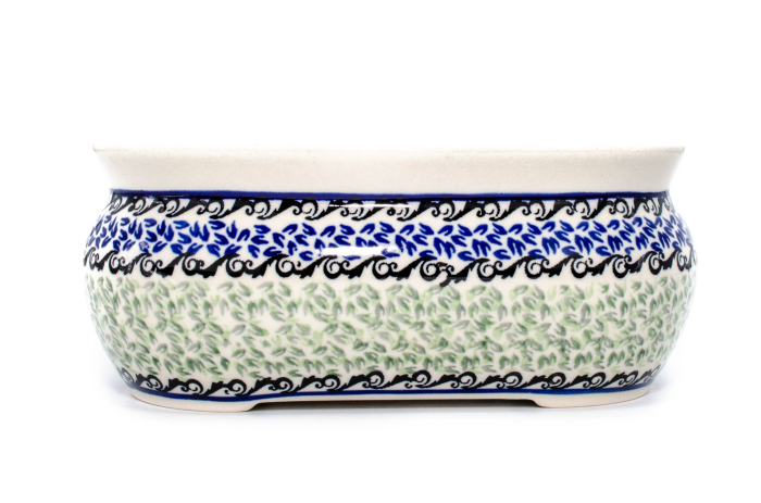 Ghiveci dublu Sweet Dreams, ceramica smaltuita, pictat manual, 21,0 x 12,0 x 8,8 cm [4]