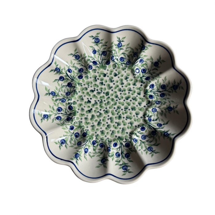 Platou pentru oua Berries, ceramica smaltuita, pictat manual, 24,0 cm [8]