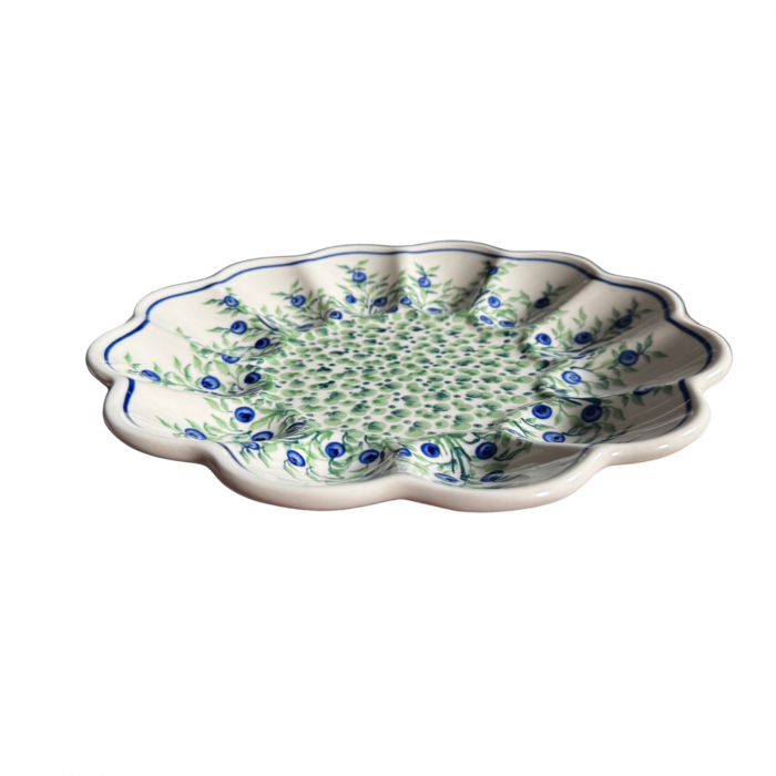 Platou pentru oua Berries, ceramica smaltuita, pictat manual, 24,0 cm [4]