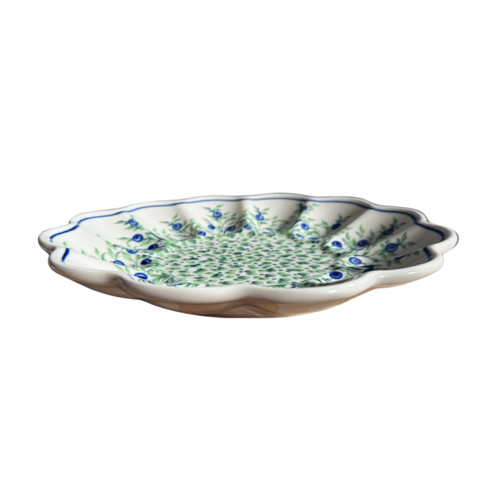 Platou pentru oua Berries, ceramica smaltuita, pictat manual, 24,0 cm [2]