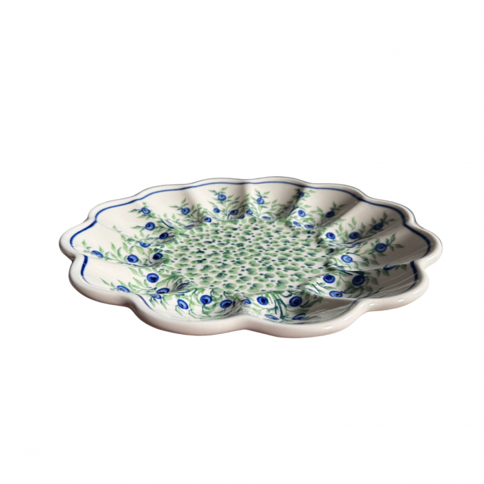 Platou pentru oua Berries, ceramica smaltuita, pictat manual, 24,0 cm [5]