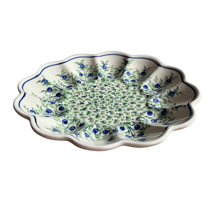 Platou pentru oua Berries, ceramica smaltuita, pictat manual, 24,0 cm [6]