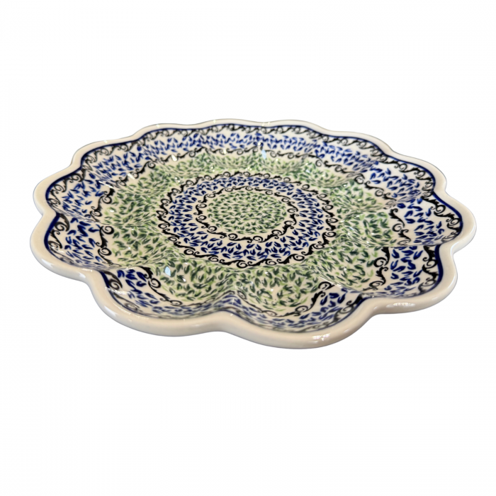 Platou pentru oua Sweet Dreams, ceramica smaltuita, pictat manual, 24,0 cm [3]