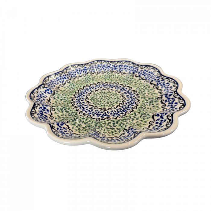 Platou pentru oua Sweet Dreams, ceramica smaltuita, pictat manual, 24,0 cm [2]
