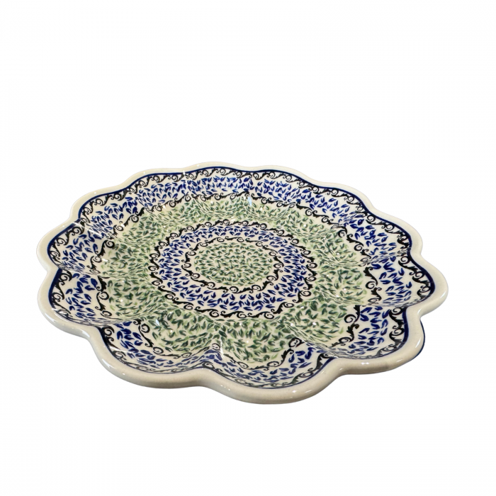 Platou pentru oua Sweet Dreams, ceramica smaltuita, pictat manual, 24,0 cm [4]