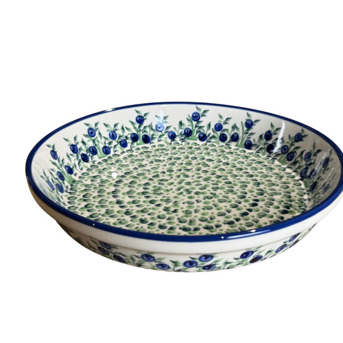 Platou rotund Berries, ceramica smaltuita, pictat manual, 24,5 cm, volum 1,2 L [5]
