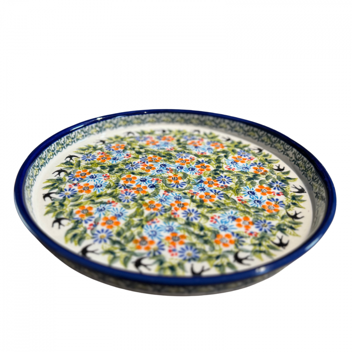 Platou rotund pentru servire Inspiration, ceramica smaltuita, pictat manual, 25,0 cm [3]