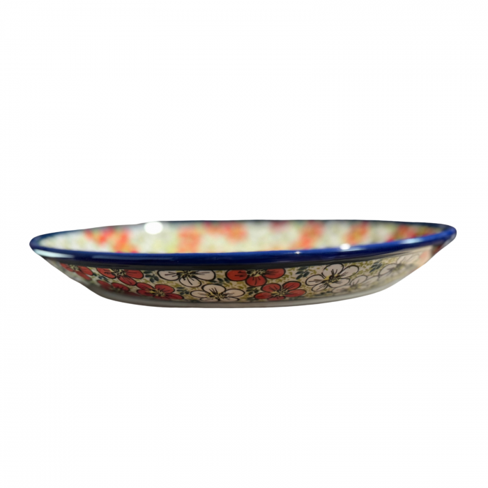 Platou tort Splendid Meadow, ceramica smaltuita, pictata manual, 33,0 cm [7]