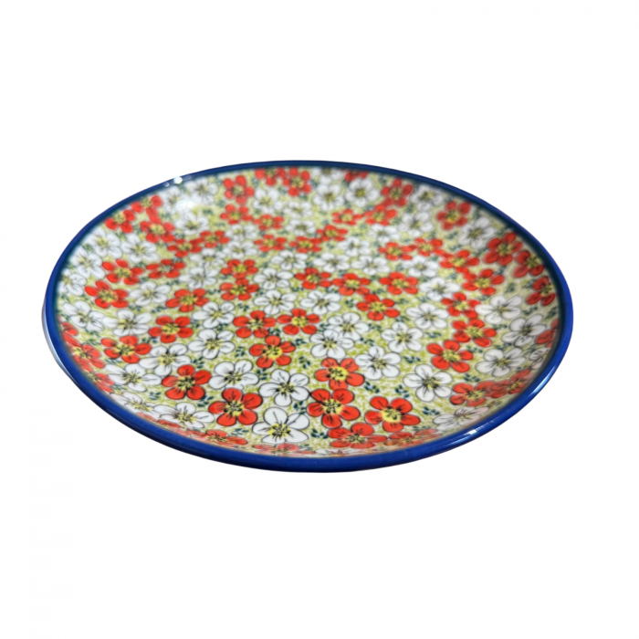 Platou tort Splendid Meadow, ceramica smaltuita, pictata manual, 33,0 cm [3]