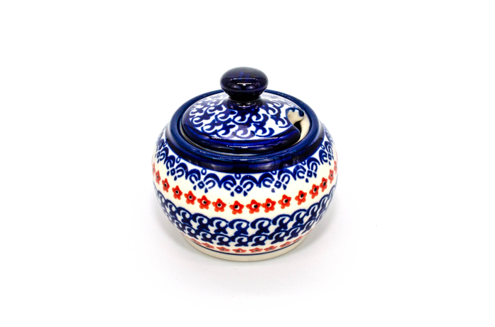 Recipient pentru zahar Autumn Garden, ceramica smaltuita, pictat manual, 150 ml [4]