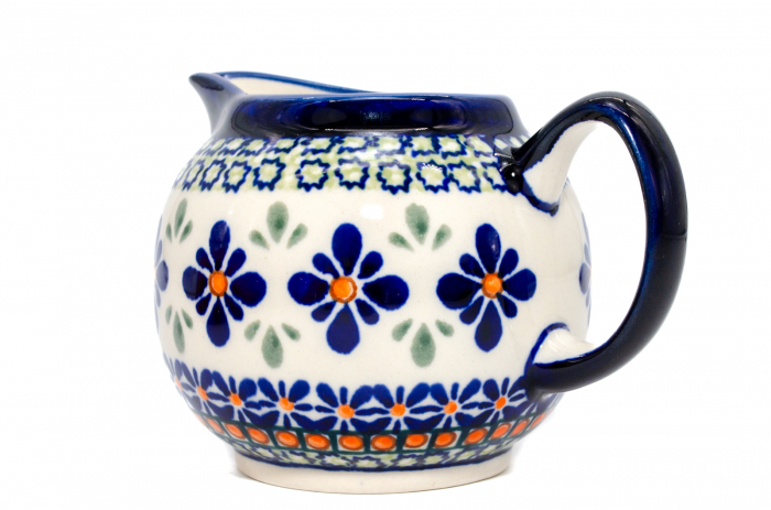 Recipient servire lapte Joy, ceramica smaltuita, pictat manual, 250 ml [2]