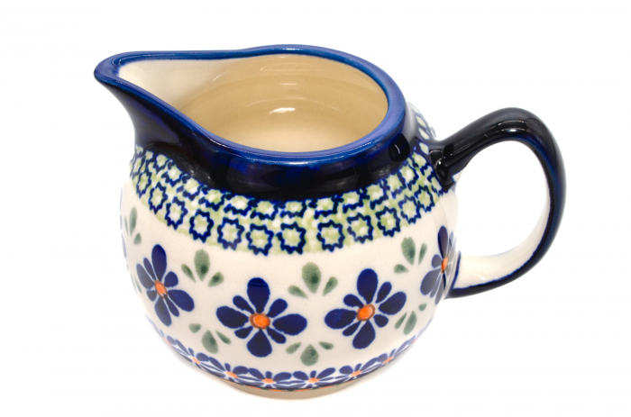 Recipient servire lapte Joy, ceramica smaltuita, pictat manual, 250 ml [5]