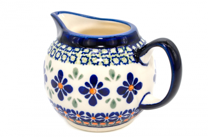 Recipient servire lapte Joy, ceramica smaltuita, pictat manual, 250 ml [3]