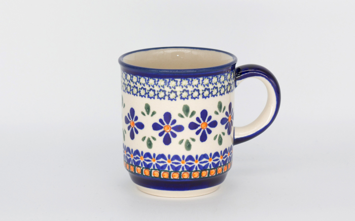 Set mic dejun pentru 1 persoana Joy, suport ou+bol cereale+cana cafea/ceai, ceramica poloneza pictata manual [4]