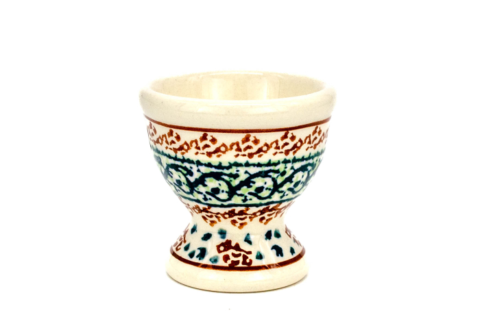 Suport pentru ou Garden in the wind, ceramica smaltuita, pictat manual, 5,5 x 6,0 cm [4]