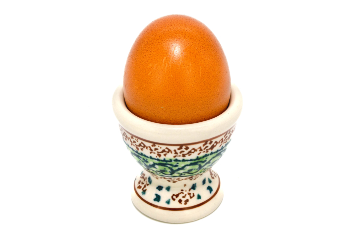 Suport pentru ou Garden in the wind, ceramica smaltuita, pictat manual, 5,5 x 6,0 cm [8]