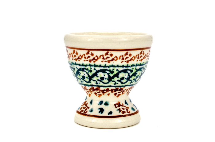 Suport pentru ou Garden in the wind, ceramica smaltuita, pictat manual, 5,5 x 6,0 cm [3]