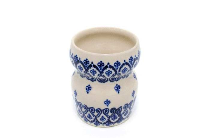 Suport periute de dinti pentru baie Blue Harmony, ceramica smaltuita, pictat manual, 300 ml [2]