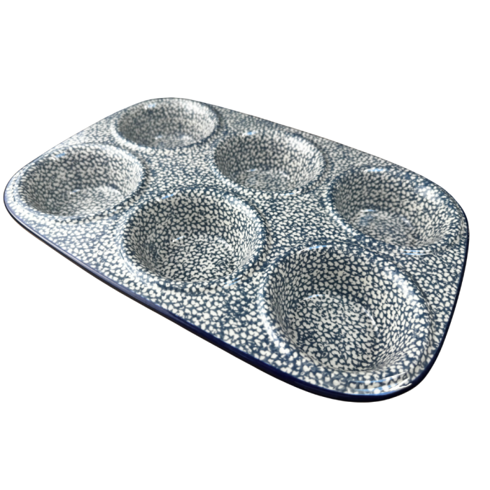 Tava briose Blue Sea, ceramica smaltuita, pictata manual, 29,0 x 20.0 cm [2]