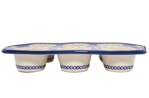 Tava briose ceramica smaltuita Joy, pictata manual, 22,2 x 37,8 cm [6]