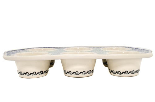 Tava briose ceramica smaltuita Sweet Dreams, pictata manual, 22,2 x 37,8 cm [6]