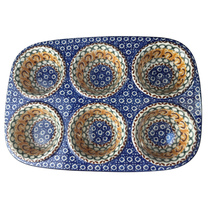Tava briose Morning Sunrise, ceramica smaltuita, pictata manual, 29,0 x 20.0 cm [3]