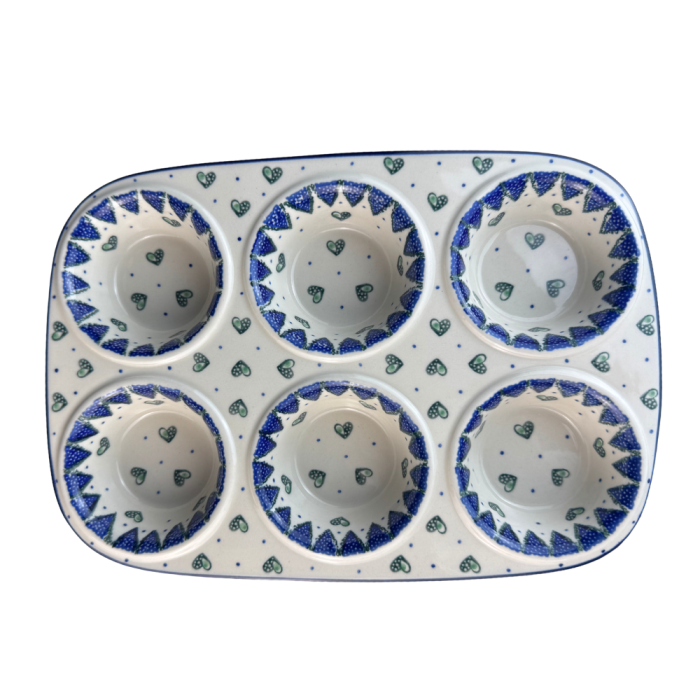 Tava briose Wild Hearts, ceramica smaltuita, pictata manual, 29,0 x 20.0 cm [3]