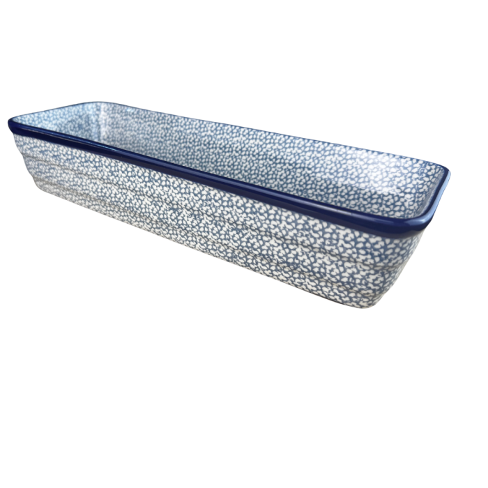 Tava chec Blue Sea, ceramica smaltuita, pictata manual, 31,0 X 12,0 cm [2]