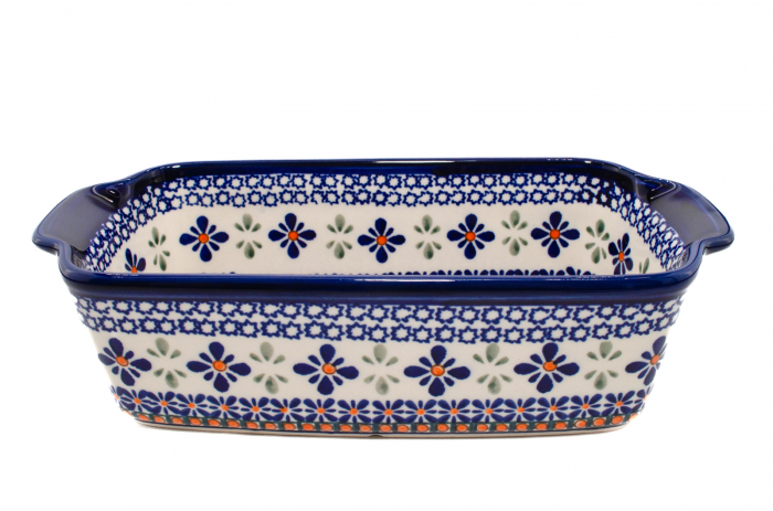 Tava cozonac Joy, ceramica smaltuita, pictata manual, 26,5 x 12,5 cm, volum 1,0 L [4]