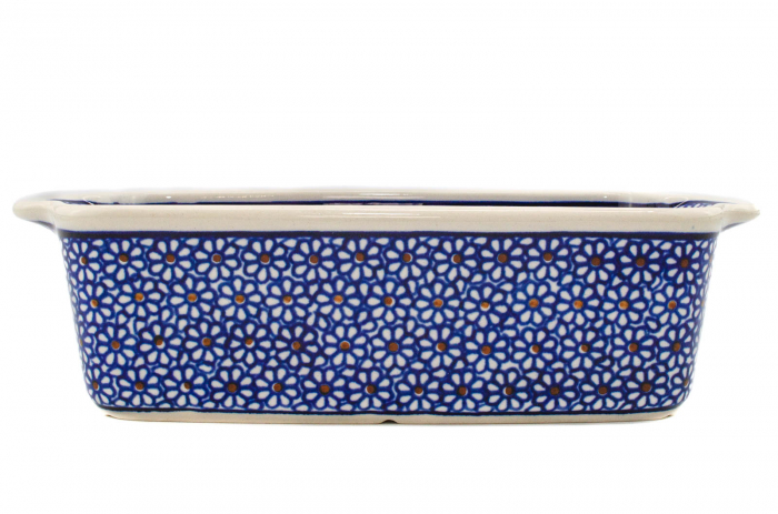 Tava cozonac Petals, ceramica smaltuita, pictata manual, 26,5 x 12,5 cm, volum 1,0 L [7]