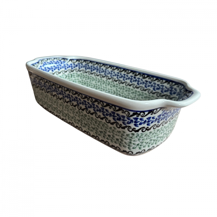 Tava cozonac Sweet Dreams, ceramica smaltuita, pictata manual, 26,5 x 12,5 cm, volum 1,0 L [8]