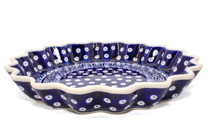 Tava cuptor rotunda, Infinity ceramica smaltuita, pictata manual, diametru 26,4 cm, volum 0,7 L [4]