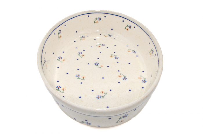 Tava ovala pentru copt Little Flowers, ceramica smaltuita, pictata manual, 19,0 x 27,5 cm, volum 1,4 L [3]