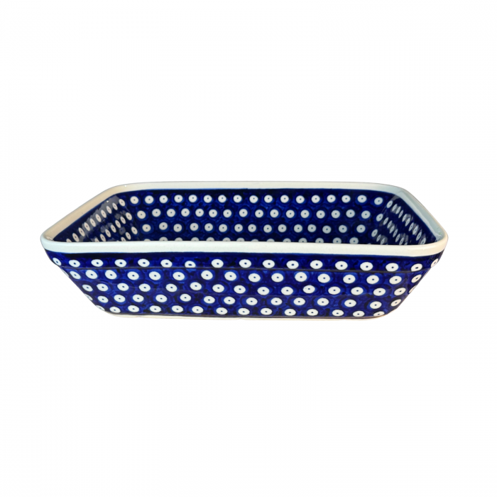 Tava pentru copt Blue Eyes, ceramica smaltuita, pictata manual, 24,7 x 30,6 cm, volum 2,7 L [8]