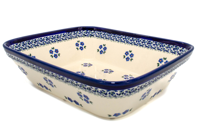 Tava pentru copt Confidence, dreptunghiulara,ceramica smaltuita, pictata manual, 21,8 x 25,7 cm, volum 2,0 L [2]