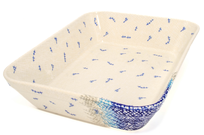 Tava pentru copt Day & Night, dreptunghiulara, ceramica smaltuita, pictata manual, 27,5 x 33,3 cm, volum 3,4 L [4]