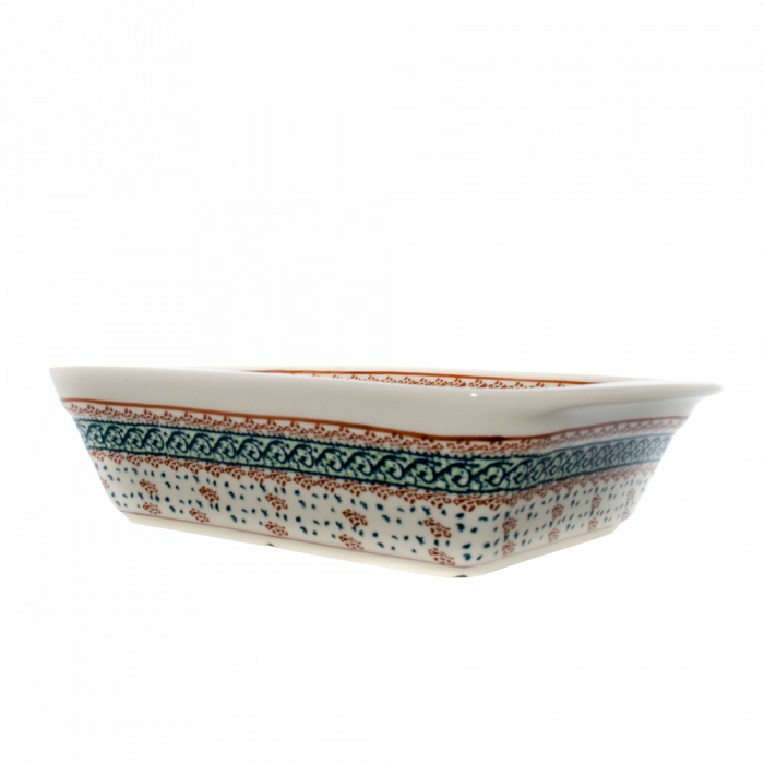 Tava pentru copt, Garden in the Wind, dreptunghiulara, ceramica smaltuita, pictata manual, 20,3 x 30,7 cm, volum 1,5 L [5]