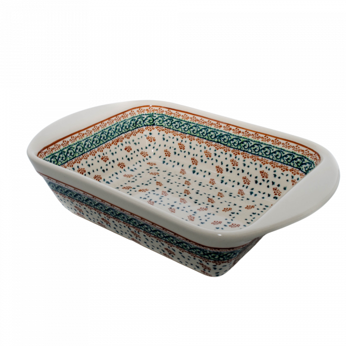 Tava pentru copt, Garden in the Wind, dreptunghiulara, ceramica smaltuita, pictata manual, 20,3 x 30,7 cm, volum 1,5 L [7]