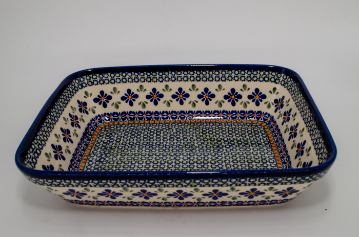 Tava pentru copt Joy, ceramica smaltuita, pictata manual, 24,7 x 30,6 cm, volum 2,7 L [2]