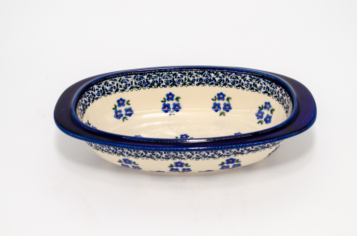 Tava pentru copt ovala Confidence, ceramica smaltuita, pictata manual, 12,0 x 23,0cm, volum 500 ml [4]