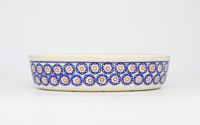 Tava pentru copt ovala Florence, ceramica smaltuita, pictata manual, 14,2 x 20,2 cm, volum 500 ml [4]