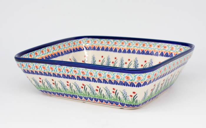 Tava pentru copt Summer, ceramica smaltuita, pictata manual, 21,8 x 25,7 cm, volum 2,0 L [2]