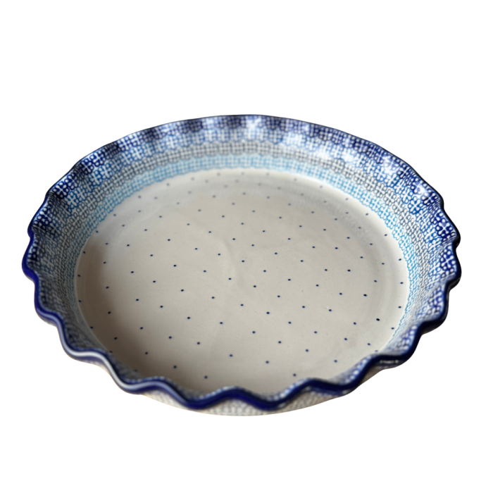 Tava tarta Morning Glory, ceramica smaltuita, pictata manual, diametru 25,5 cm [4]