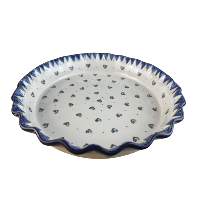 Tava tarta Wild Hearts, ceramica smaltuita, pictata manual, diametru 25,5 cm [2]