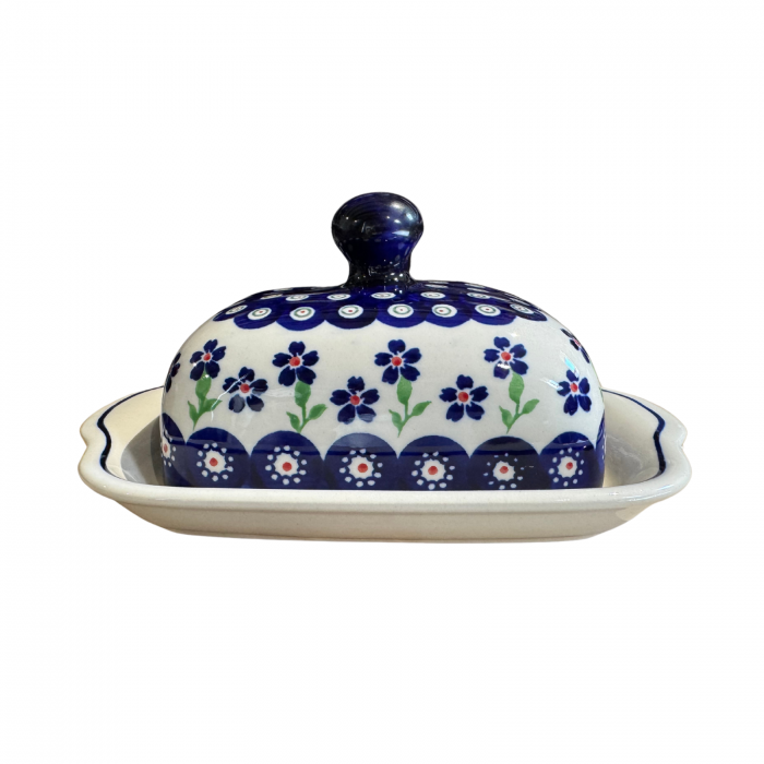 Untiera dreptunghiulara cu capac Hope, ceramica smaltuita, pictata manual, 10,5 x 20,0 cm [7]